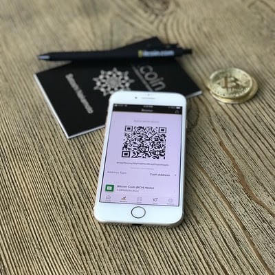 Mobile wallet QR ready to scan